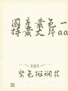 国产黄色一级片持黄大片aaa片