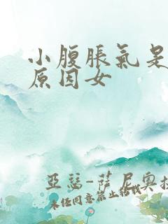 小腹胀气是什么原因女