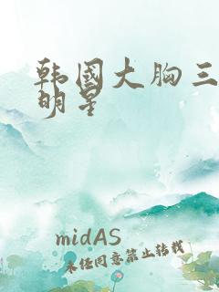 韩国大胸三级女明星