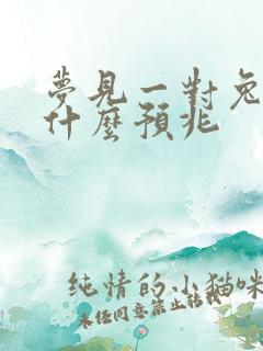 梦见一对兔子是什么预兆