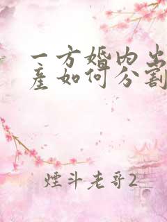 一方婚内出轨财产如何分割