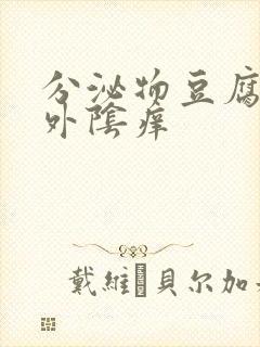 分泌物豆腐渣状外阴痒