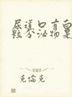 尿道口有白色颗粒分泌物是怎么回事