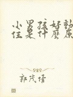 小男孩好动坐不住是什么原因