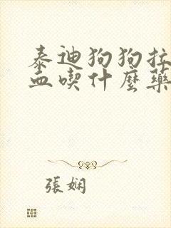 泰迪狗狗拉稀便血吃什么药