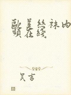 欧美丝袜内裤视频在线