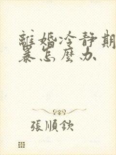 离婚冷静期被家暴怎么办