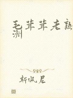 毛茸茸老熟女亚洲