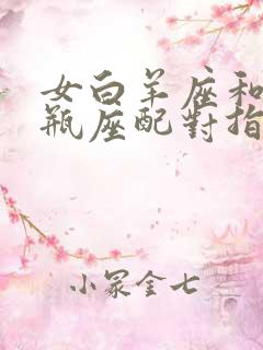 女白羊座和男水瓶座配对指数