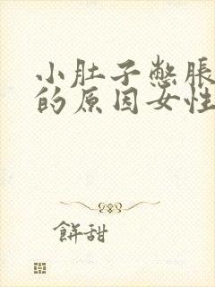 小肚子憋胀下坠的原因女性