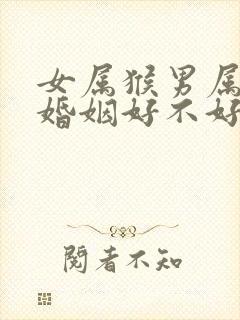 女属猴男属蛇的婚姻好不好