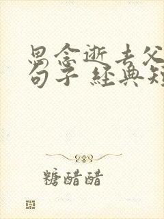 思念逝去父母的句子 经典短句