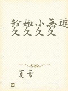 粉嫩小无遮挡久久久久久