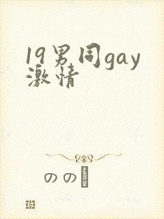 19男同gay激情