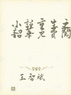 小说重生之不负韶华免费阅读全文