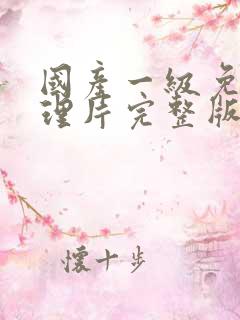 国产一级免费伦理片完整版