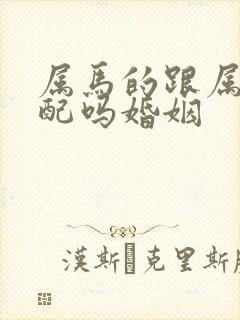 属马的跟属兔的配吗婚姻