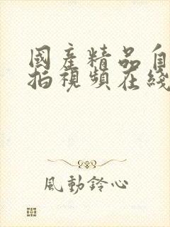 国产精品自拍偷拍视频在线观看