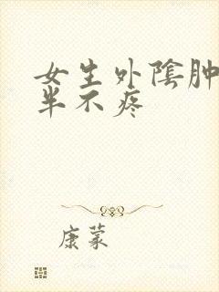 女生外阴肿了一半不疼