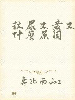 拉尿又黄又臭是什么原因