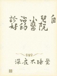 诊治小儿自闭症好的医院