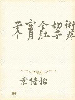 子宫全切术后3个月肚子疼怎么回事