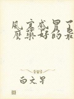 风寒感冒了吃什么药好的最快