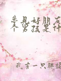 梦见好朋友生了个男孩是什么意思