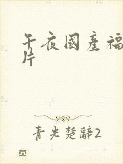 午夜国产福利看片