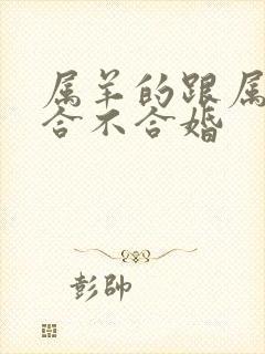 属羊的跟属牛的合不合婚