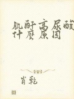 肌酐高尿酸高是什么原因