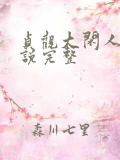 贞观大闲人 小说完整