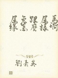 属兔跟属马的姻缘怎么样啊