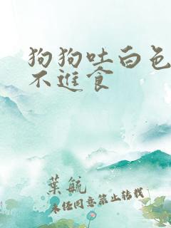 狗狗吐白色粘液不进食