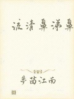 流清鼻涕鼻窦炎