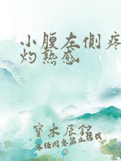 小腹左侧疼尿道灼热感