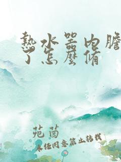 热水器内胆漏水了怎么修