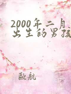 2000年二月出生的男孩命运好不好