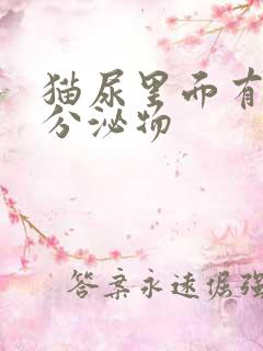 猫尿里面有黄色分泌物