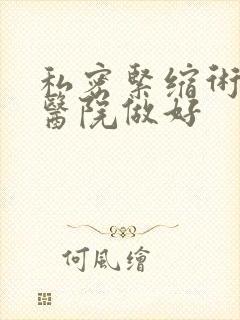 私密紧缩术哪家医院做好