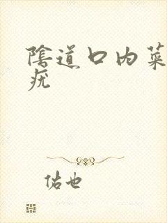 阴道口内菜花状疣