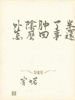 外阴肿了半边是怎么回事还硬硬的