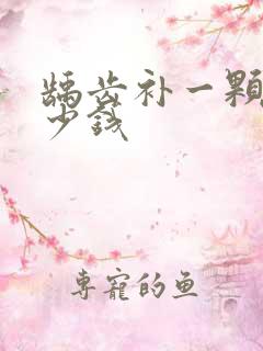 龋齿补一颗牙多少钱