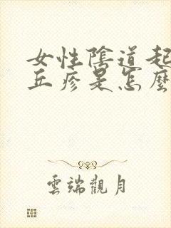 女性阴道起小红丘疹是怎么回事