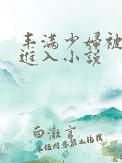 丰满少妇被猛烈进入小说