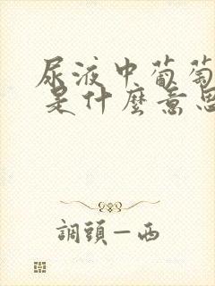 尿液中葡萄糖4 是什么意思