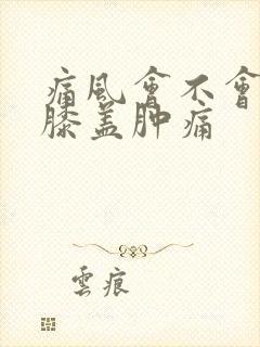 痛风会不会导致膝盖肿痛