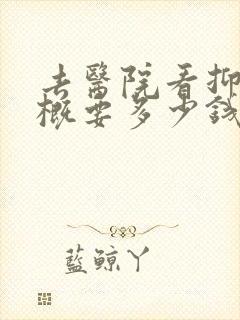 去医院看抑郁大概要多少钱