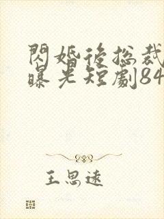 闪婚后总裁身份曝光短剧84集