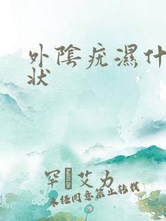 外阴疣湿什么症状